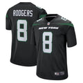 Game Black Aaron Rogers #8 Jersey