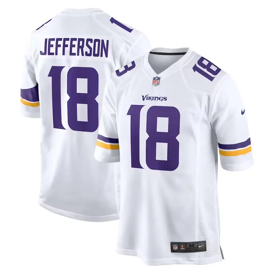 Nike NFL Minnesota Vikings #18 Justin Jefferson Game Jersey