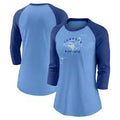 Fanatics MLB Nike Next Up Tri-Blend Raglan 3/4 Sleeve T-Shirt Women's