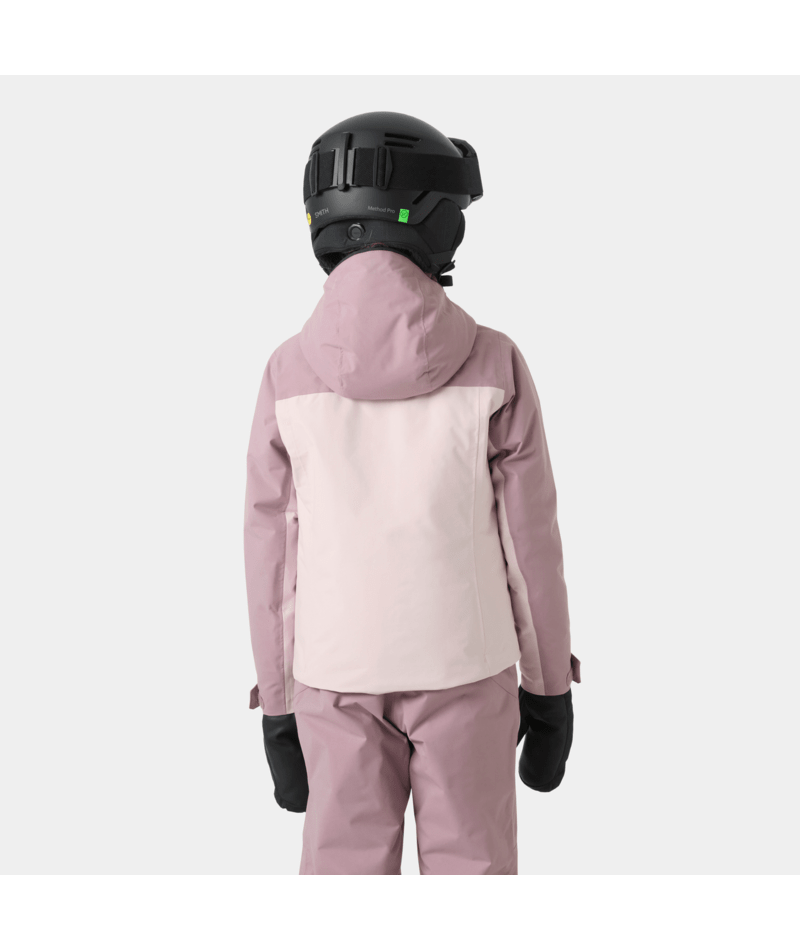 Helly Hansen Juniors' Icelily Jacket, Pinkshake, on-model back