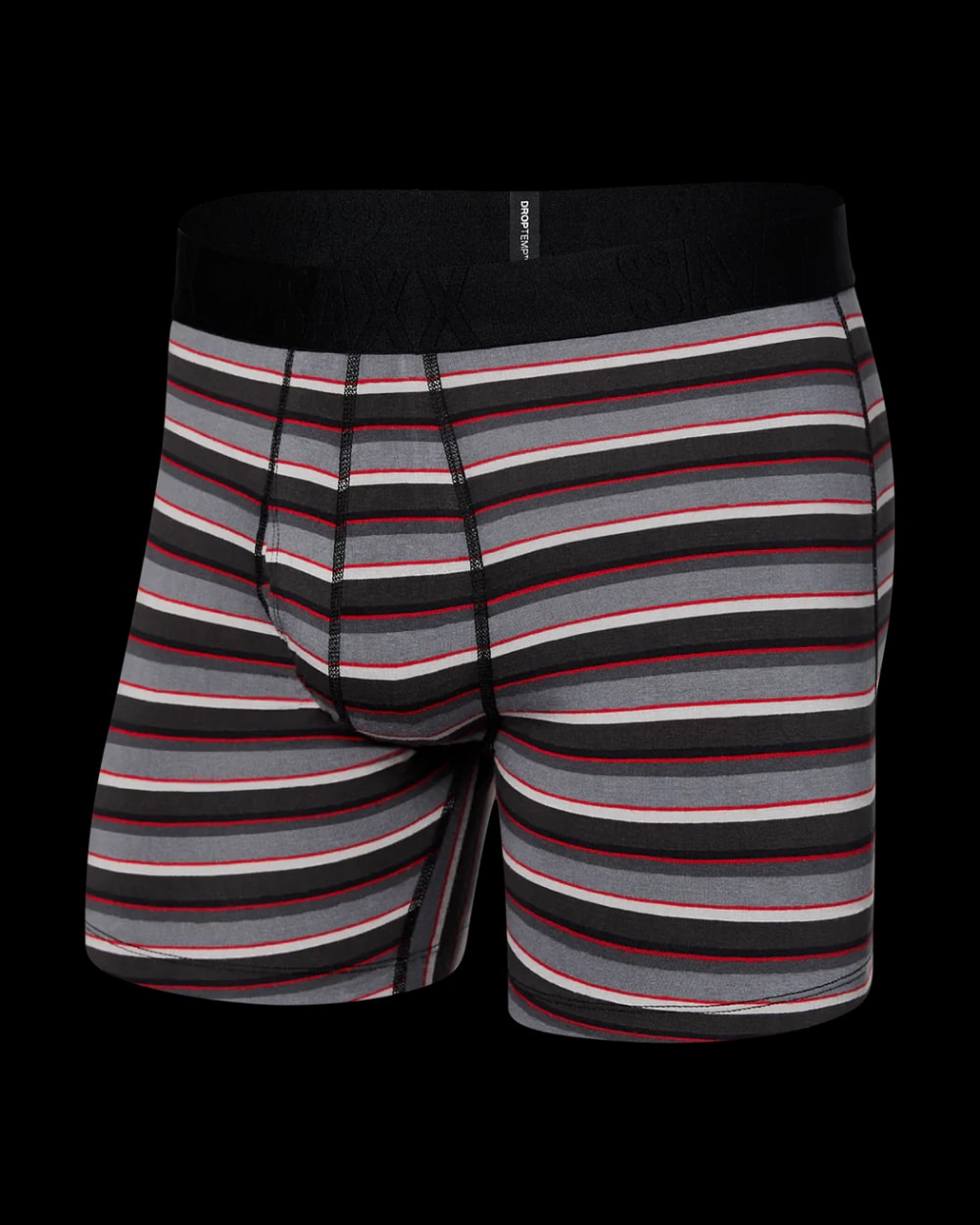 Droptemp™ Cooling Boxer Brief -  College Stripe Grey