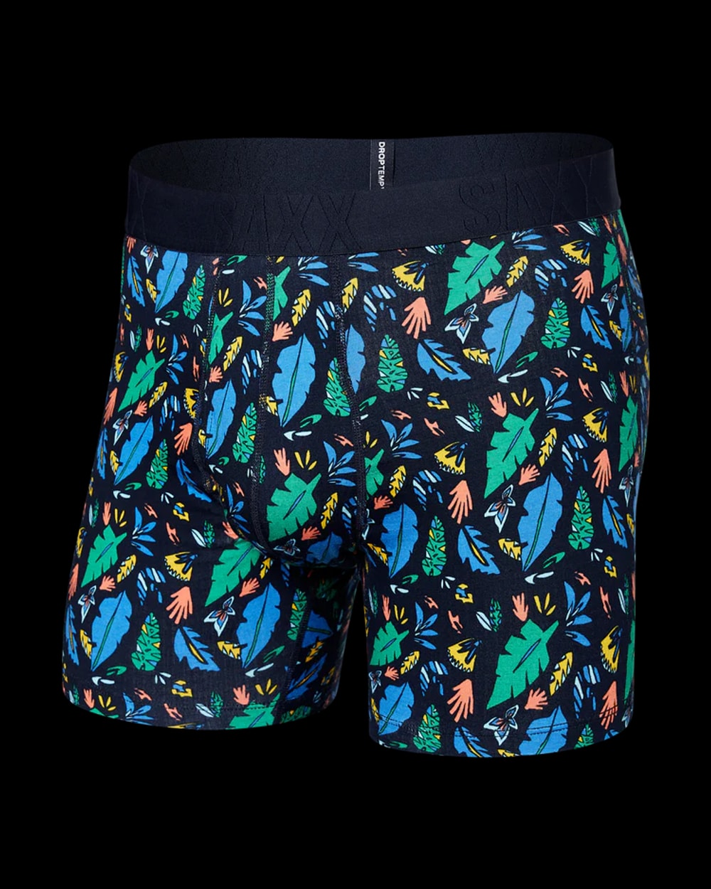 Droptemp™ Cooling Boxer Brief - Pop Flora Blue