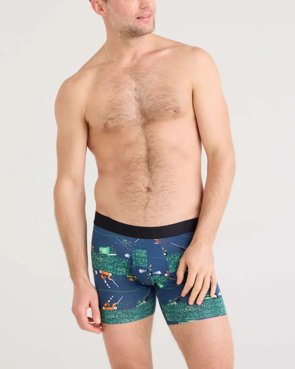 Saxx DropTemp® Cooling Cotton (2 Pack) Boxer Brief - Buzzcut/Black