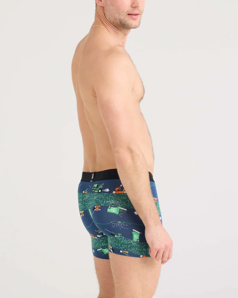 Saxx DropTemp® Cooling Cotton (2 Pack) Boxer Brief - Buzzcut/Black