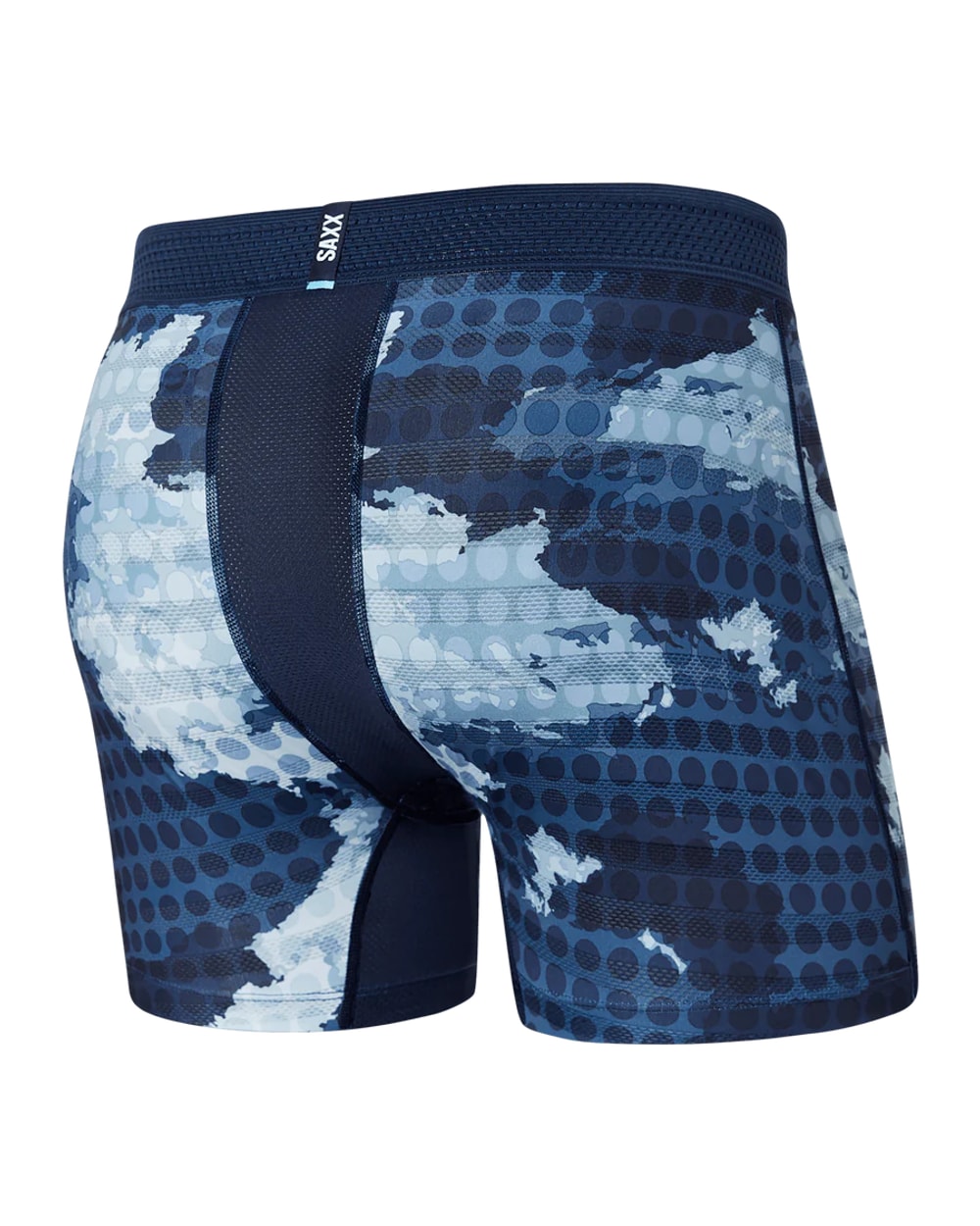 DropTemp Cooling Mesh Boxer Brief - Cloud Drop Camo- Navy