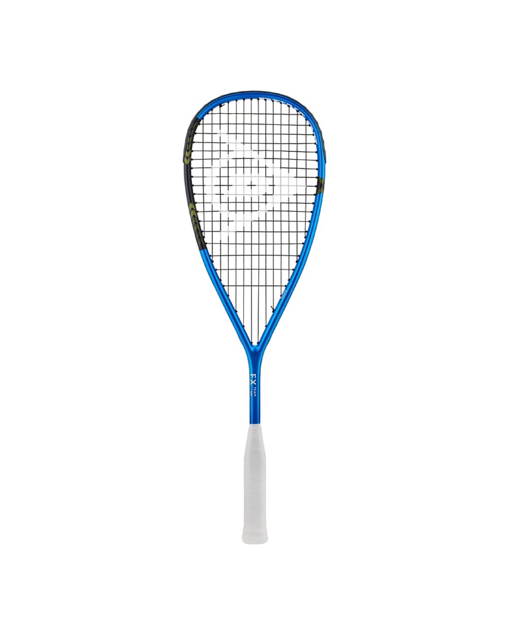 Dunlop SQR FX Team 125 squash racquet, front view