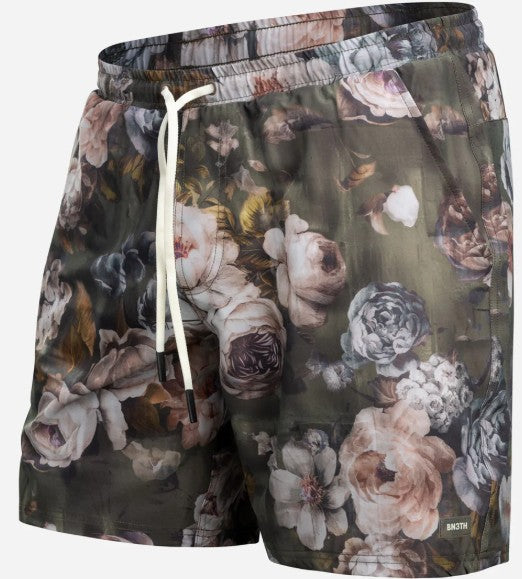 Bn3th Agua Volley X 2N1 Swim Short 7" - Vintage Rose Duffle