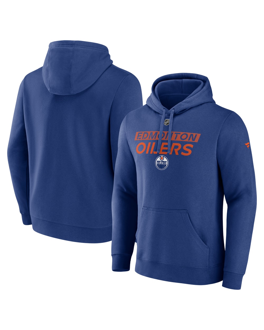 Fanatics Edmonton Oilers Authentic Pro Core Primary Fleece Pullover Hoodie