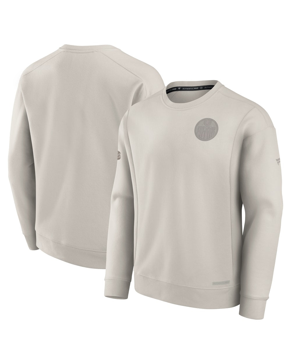 Fanatics Edmonton Oilers Authentic Pro Road Fleece Pullover Sweatshirt