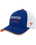 Fanatics Edmonton Oilers Authentic Pro Trucker Adjustable Hat