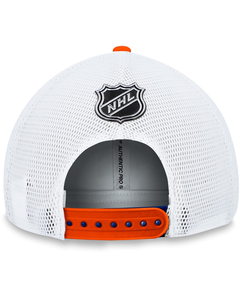 Fanatics Edmonton Oilers Authentic Pro Trucker Adjustable Hat