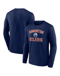 Fanatics Edmonton Oilers Victory Arch Logo Long Sleeve T-Shirt