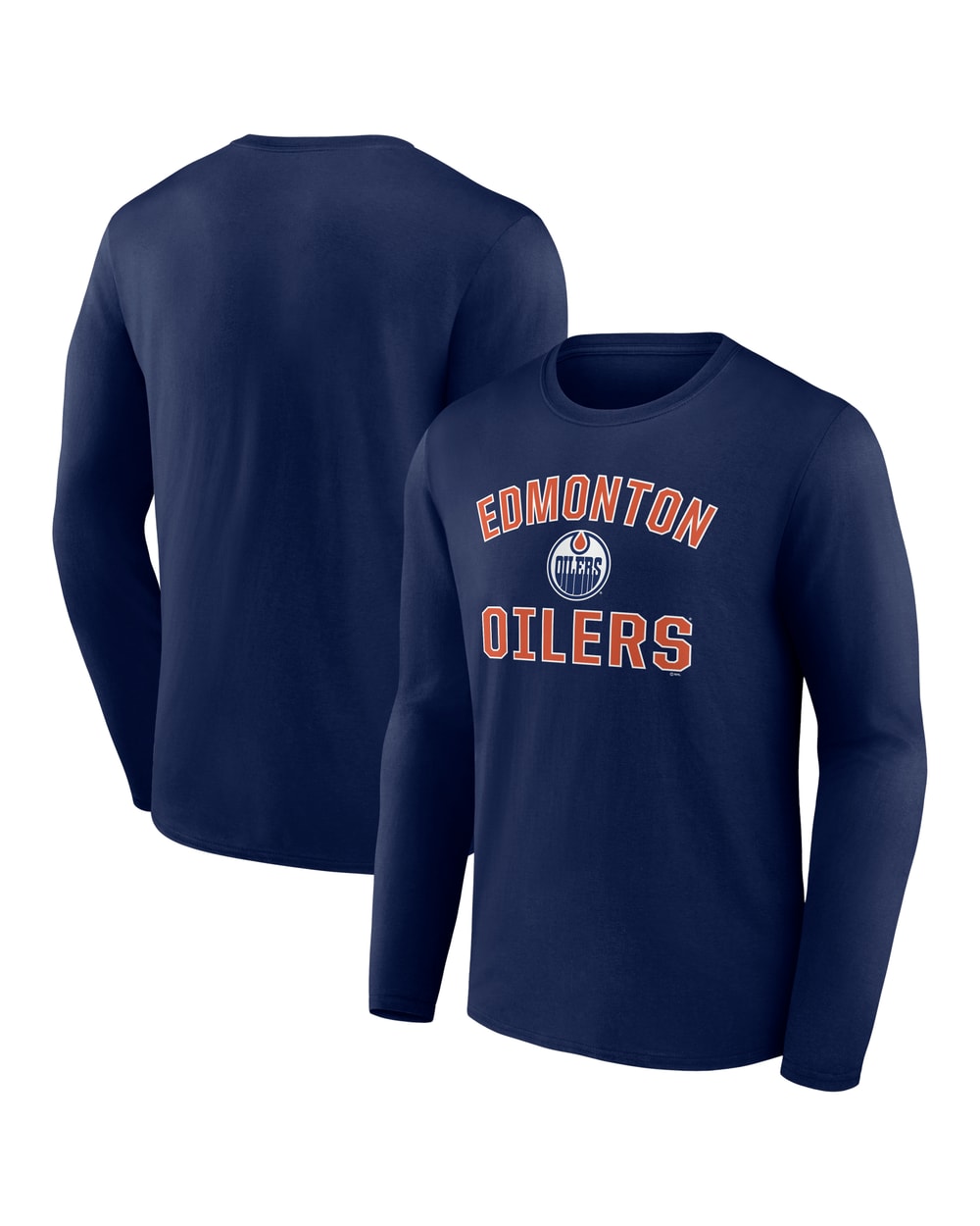 Fanatics Edmonton Oilers Victory Arch Logo Long Sleeve T-Shirt