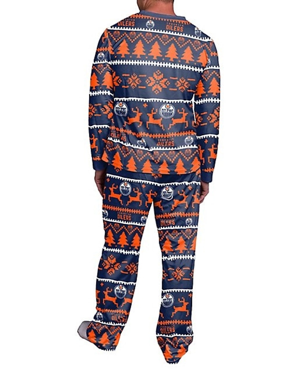 Edmonton Oilers Wordmark 2-Piece Pajama Set