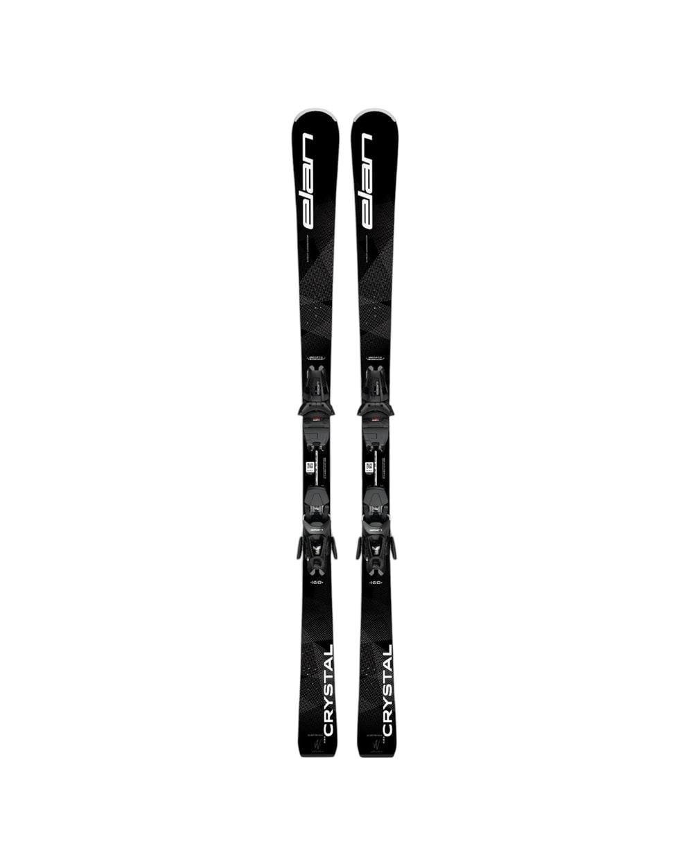 Elan Crystal Black LS + EL 9.0 GW Women Alpine Skis