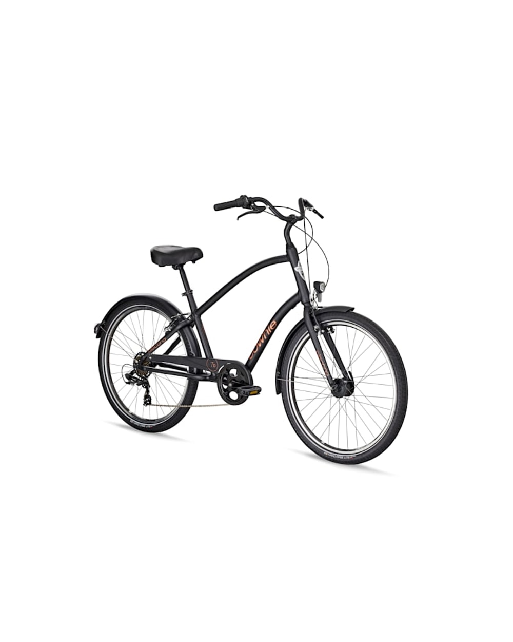 Electra Townie 7D EQ Step-Over Cruiser Bike - 2026 - Matte Black, side