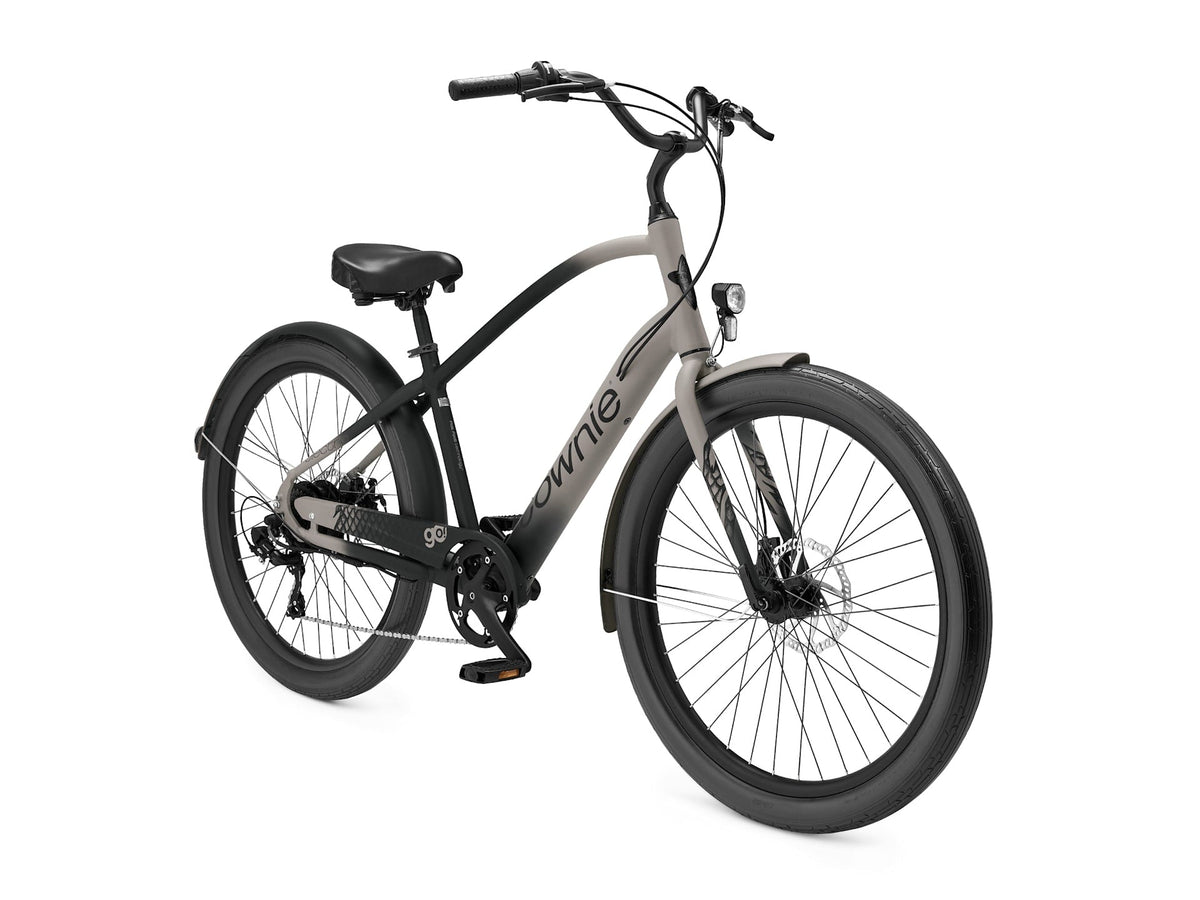 Electra Townie Go! 7D - Charcoal Fade, front three-quarter