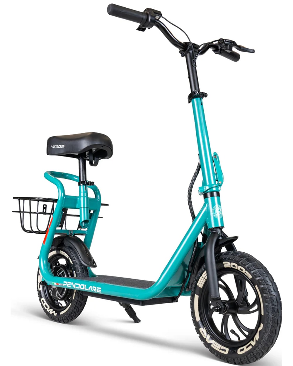 Madd Gear Electric Scooter with Seat & Basket