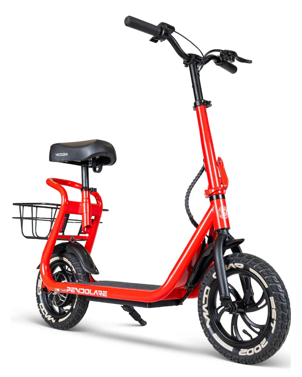 Madd Gear Electric Scooter with Seat & Basket