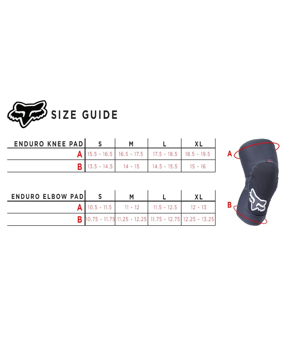 Fox Enduro Knee Sleeve
