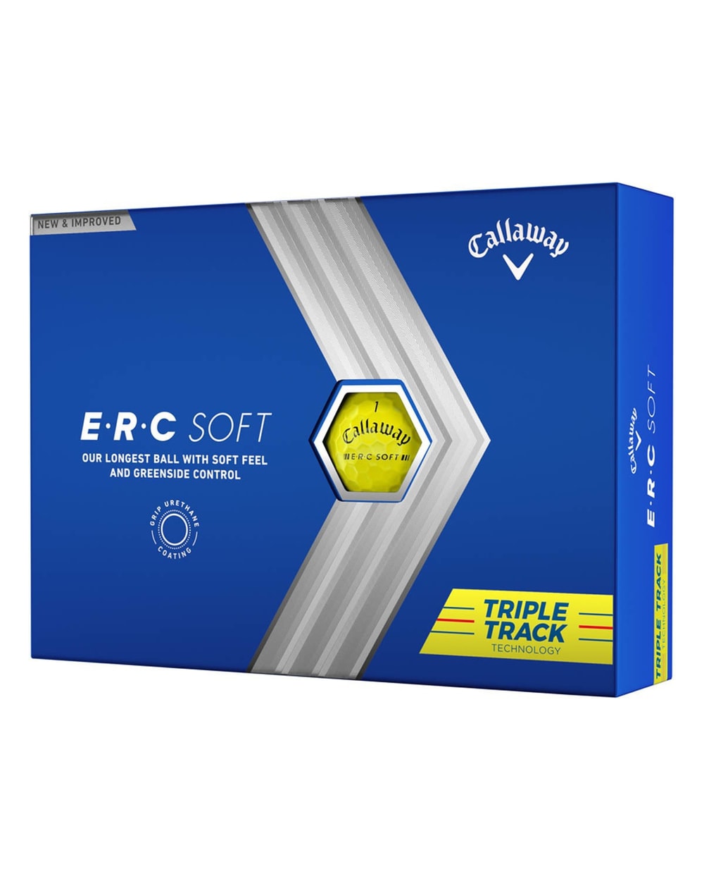 2023 ERC Soft Triple Track Golf Balls - 1 Dozen