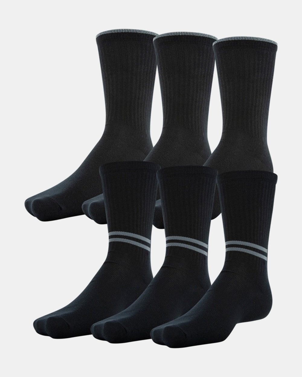 Under Armour Men's Essential Crew Socks - 6 Pack