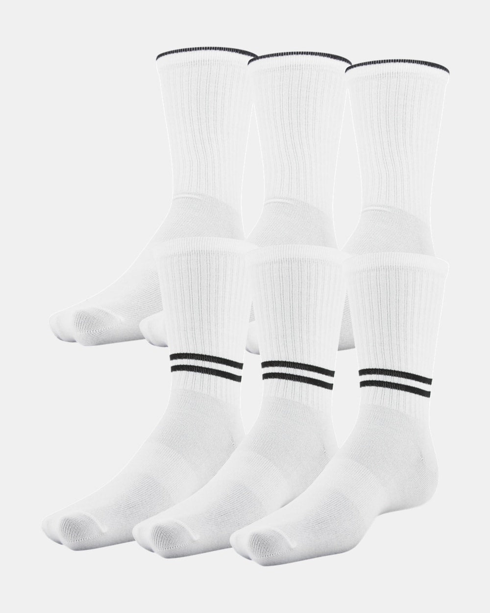 Under Armour Men's Essential Crew Socks - 6 Pack