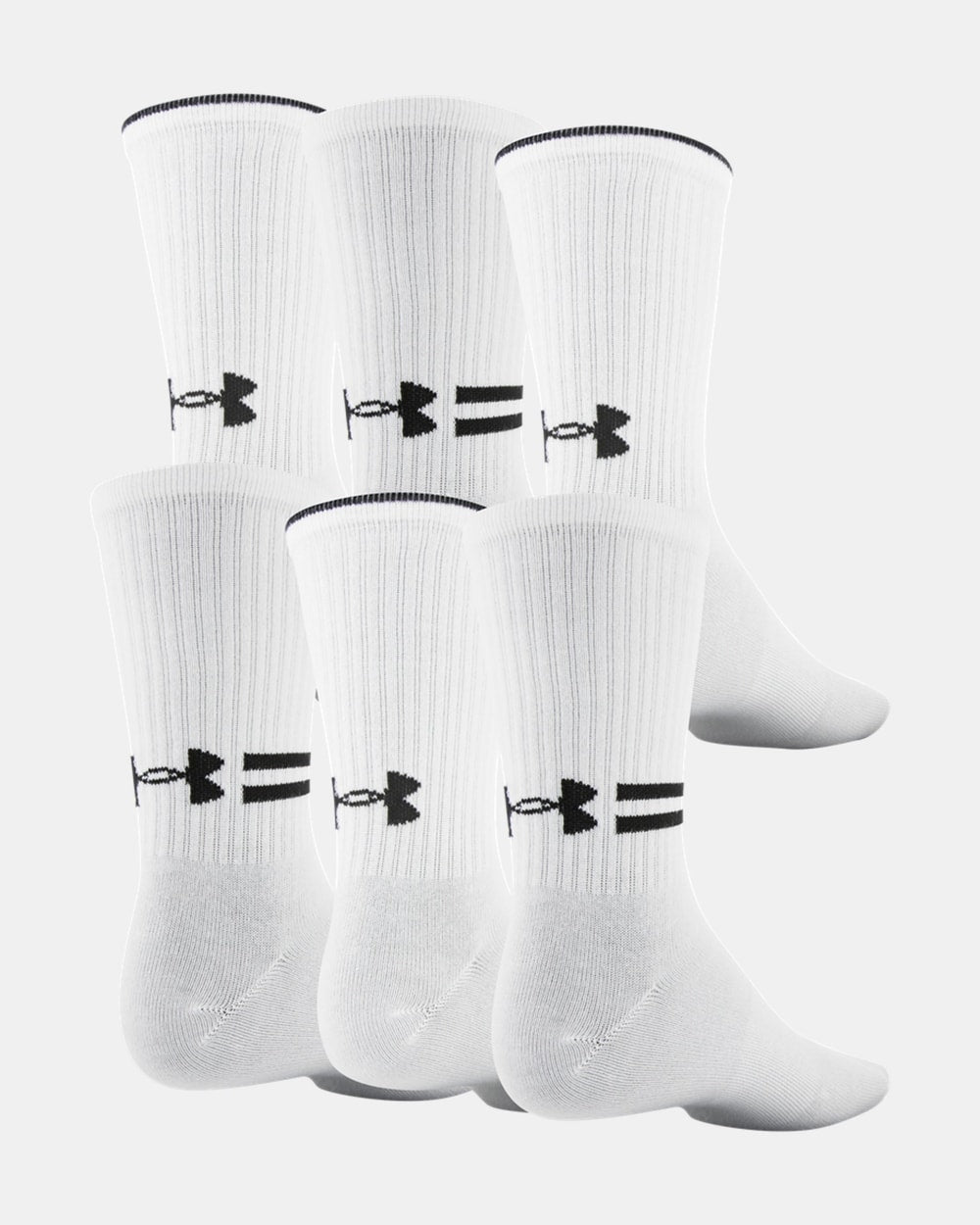 Under Armour Men's Essential Crew Socks - 6 Pack