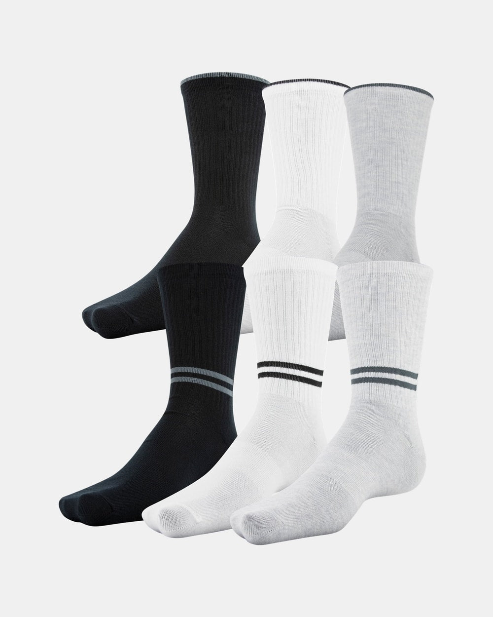 Under Armour Men's Essential Crew Socks - 6 Pack