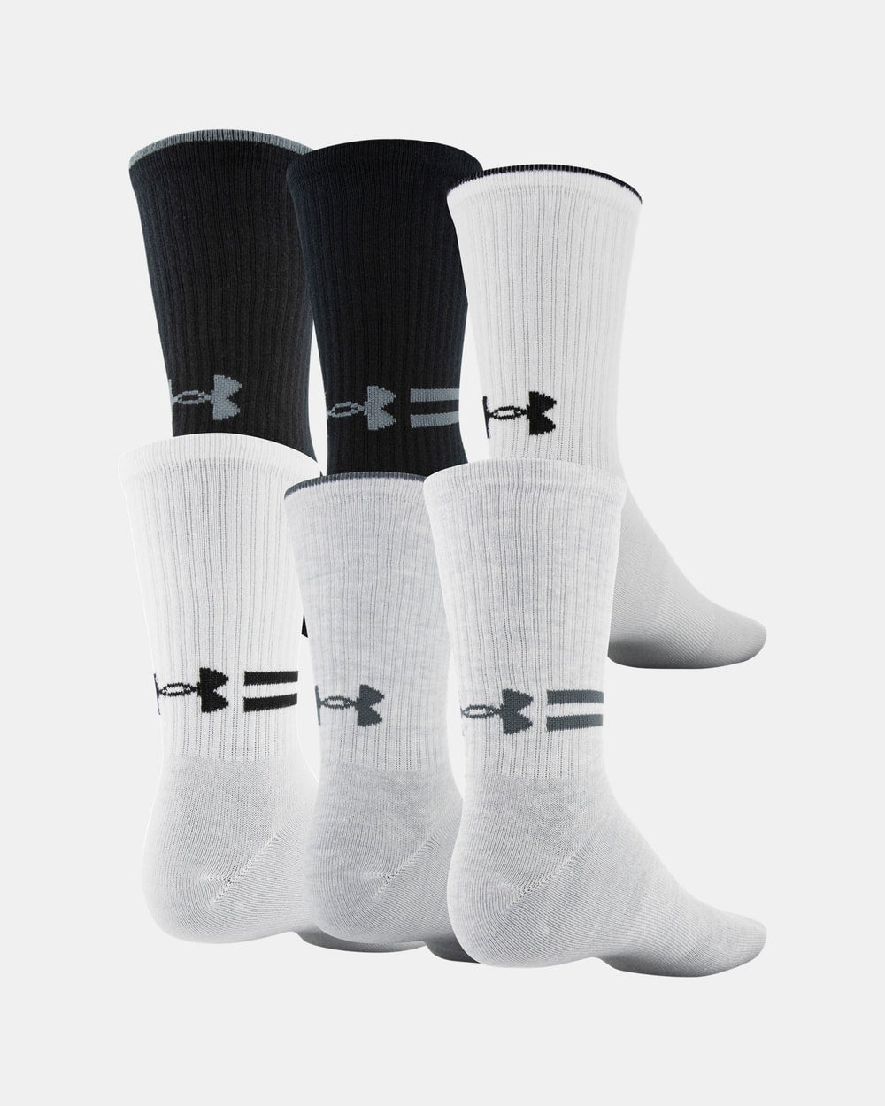 Under Armour Men's Essential Crew Socks - 6 Pack