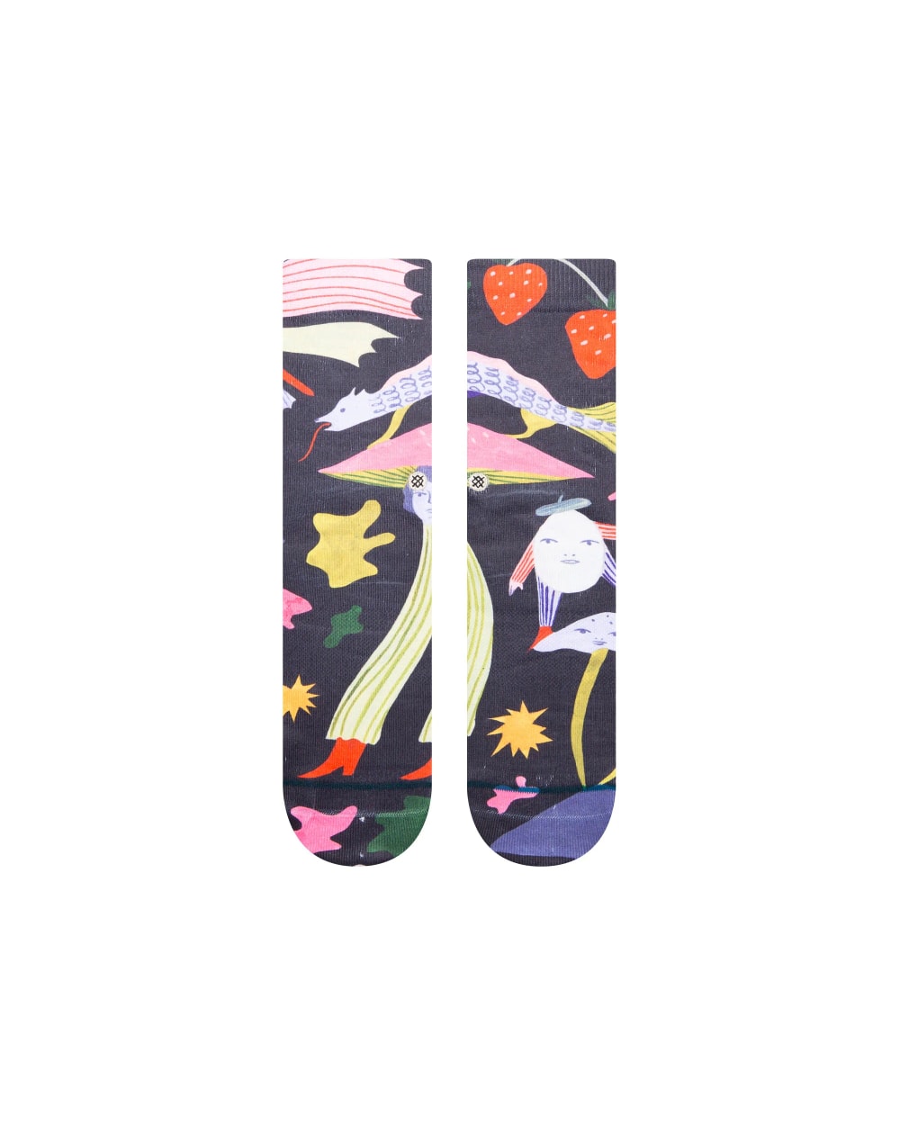 Estee Preda Night Of The Salamander Crew Socks