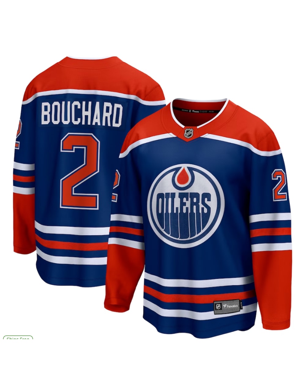 Fanatics Edmonton Oilers Breakaway Player Jersey - Bouchard