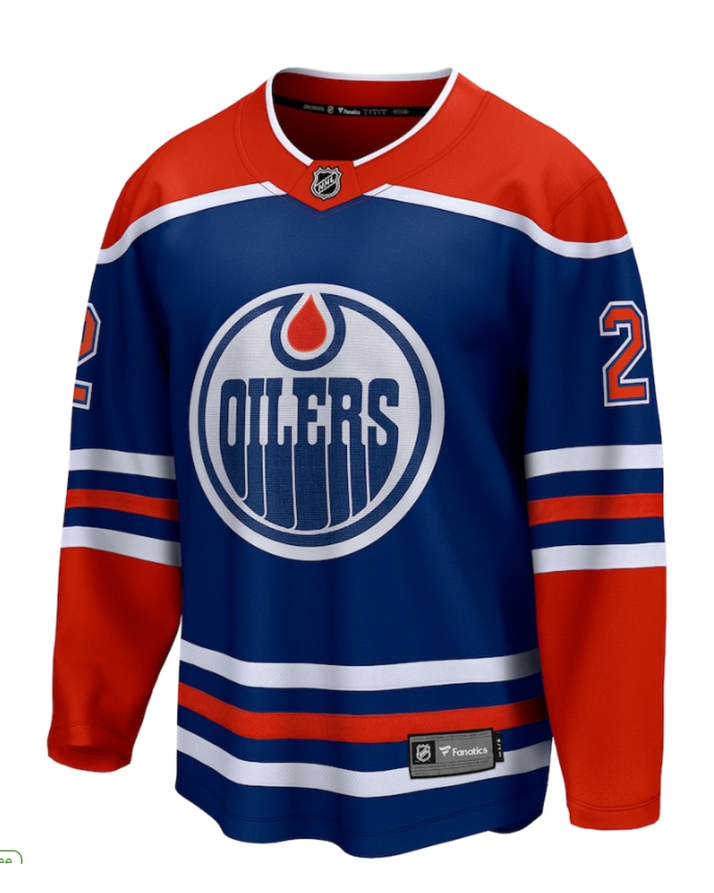 Fanatics Edmonton Oilers Breakaway Player Jersey - Bouchard