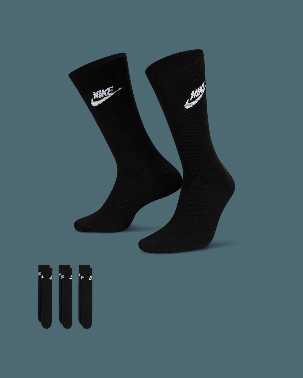 Everyday Essential Crew Socks 3 Pack