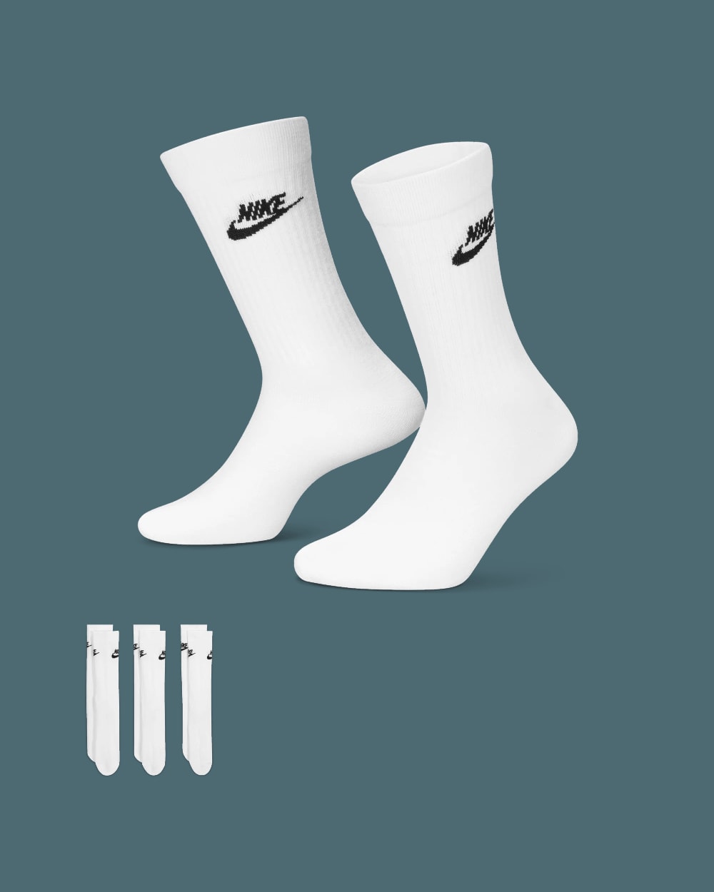 Everyday Essential Crew Socks 3 Pack