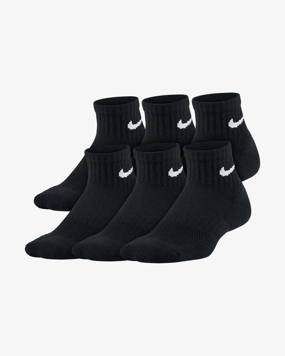 Nike Everyday Kids' Cushioned Ankle Socks (6 Socks)