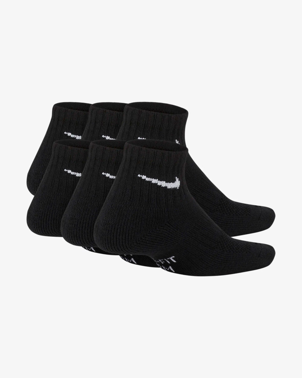 Nike Everyday Kids' Cushioned Ankle Socks (6 Socks)