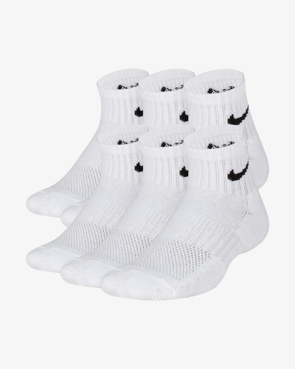 Nike Everyday Kids' Cushioned Ankle Socks (6 Socks)