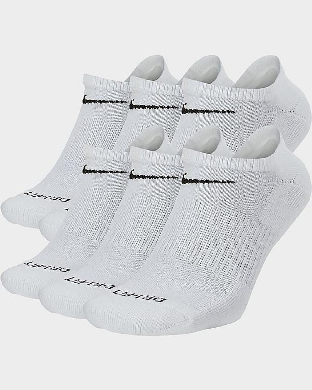 Everyday Plus Cushioned No Show Socks - 6 pack