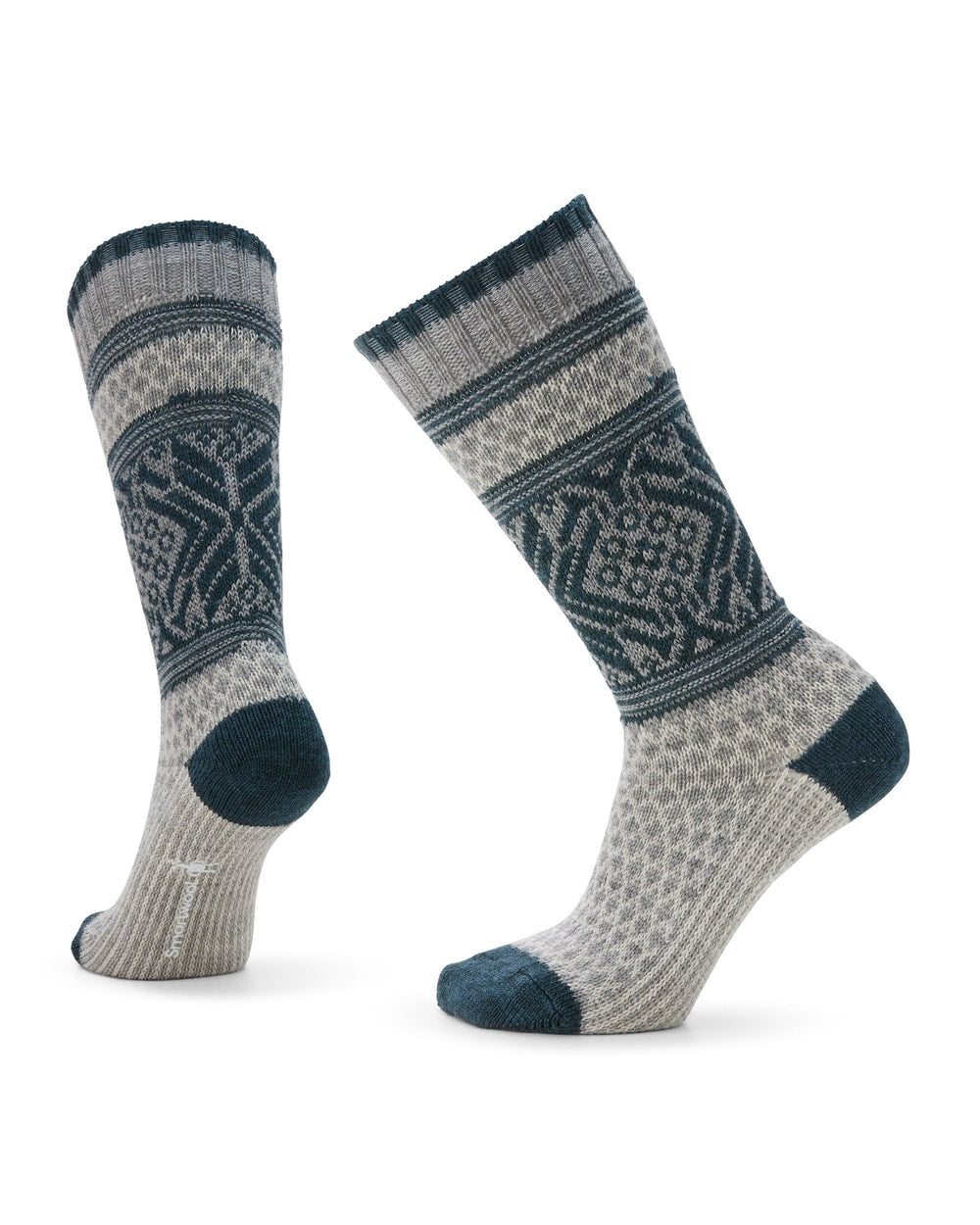 Smartwool Women's Everyday Cozy Popcorn Snowflake Pattern Crew Socks
