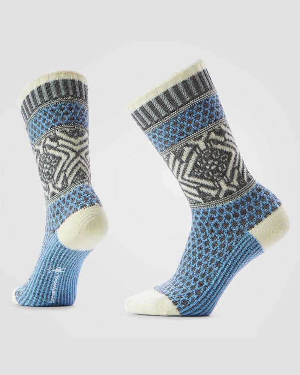 Smartwool Women's Everyday Cozy Popcorn Snowflake Pattern Crew Socks