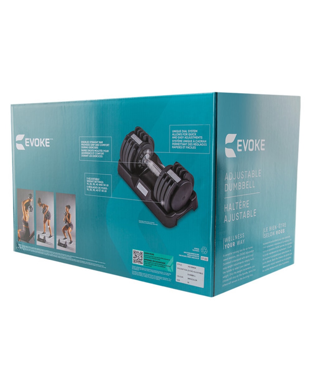Evoke Adjustable Dumbbell 10-50lbs