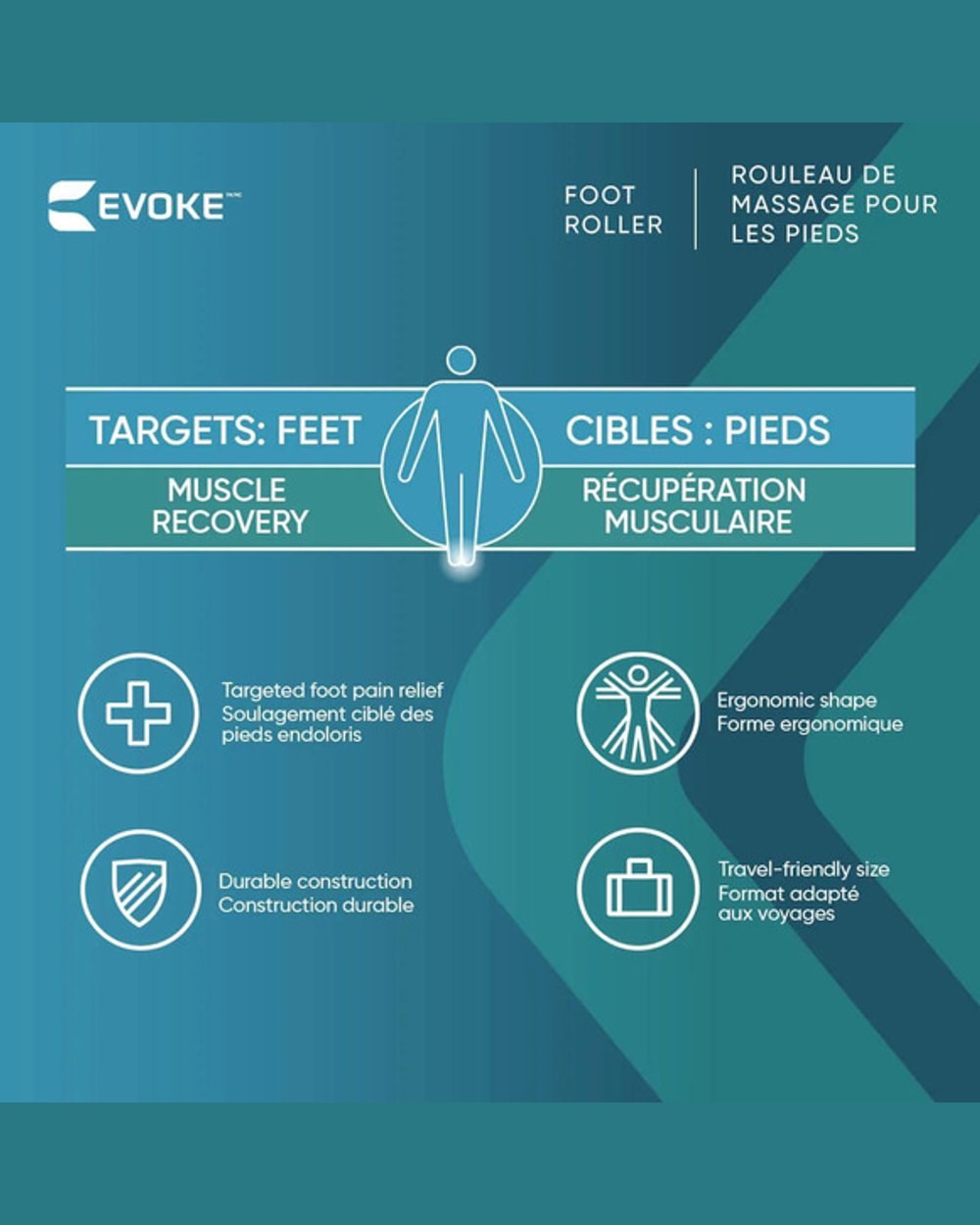Evoke Foot Roller 2 Massage Roller