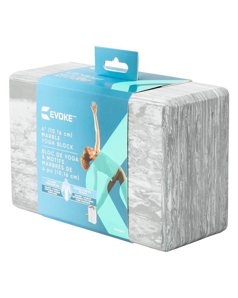 Evoke Marble Yoga Block