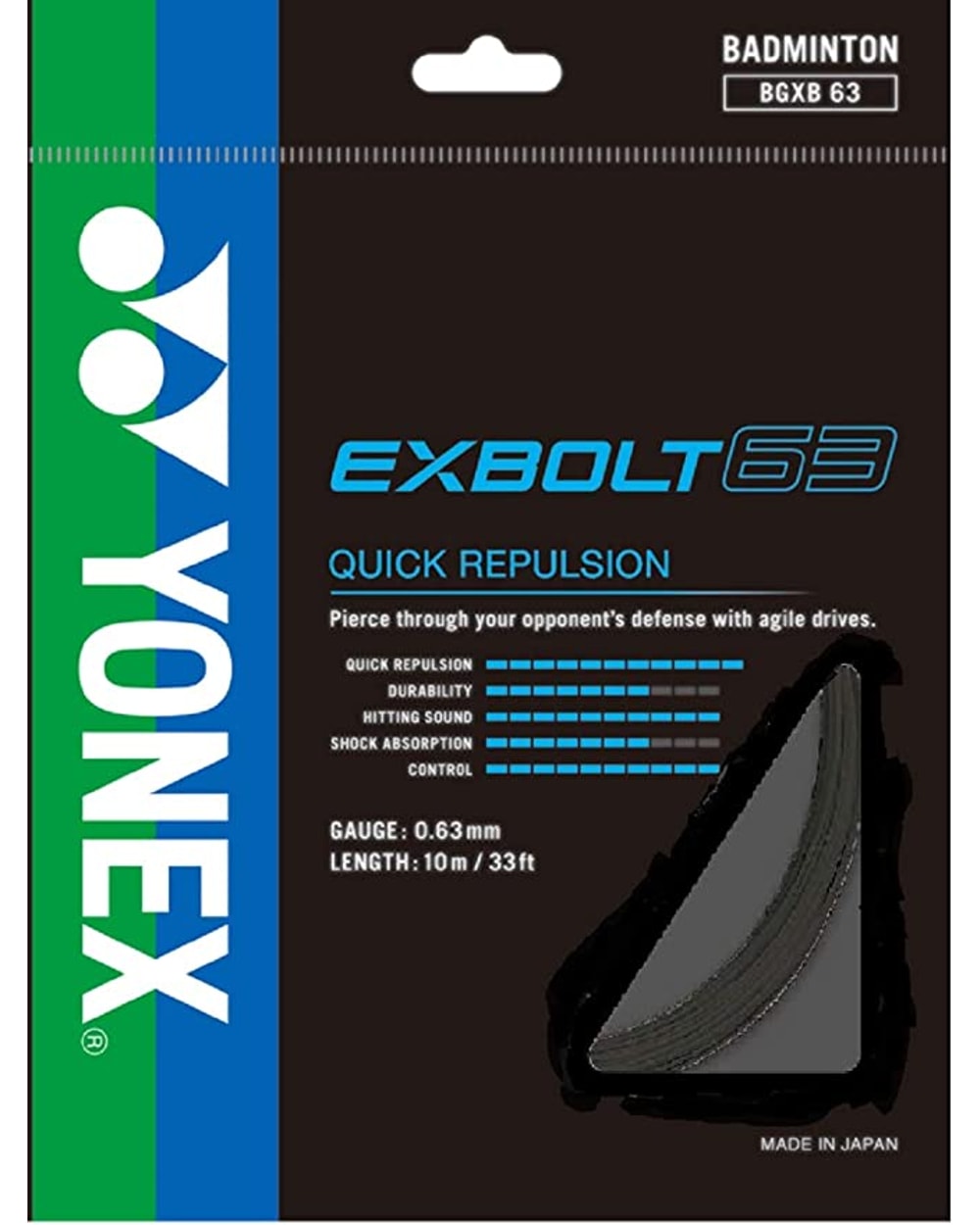 Exbolt 63 10m Badminton String