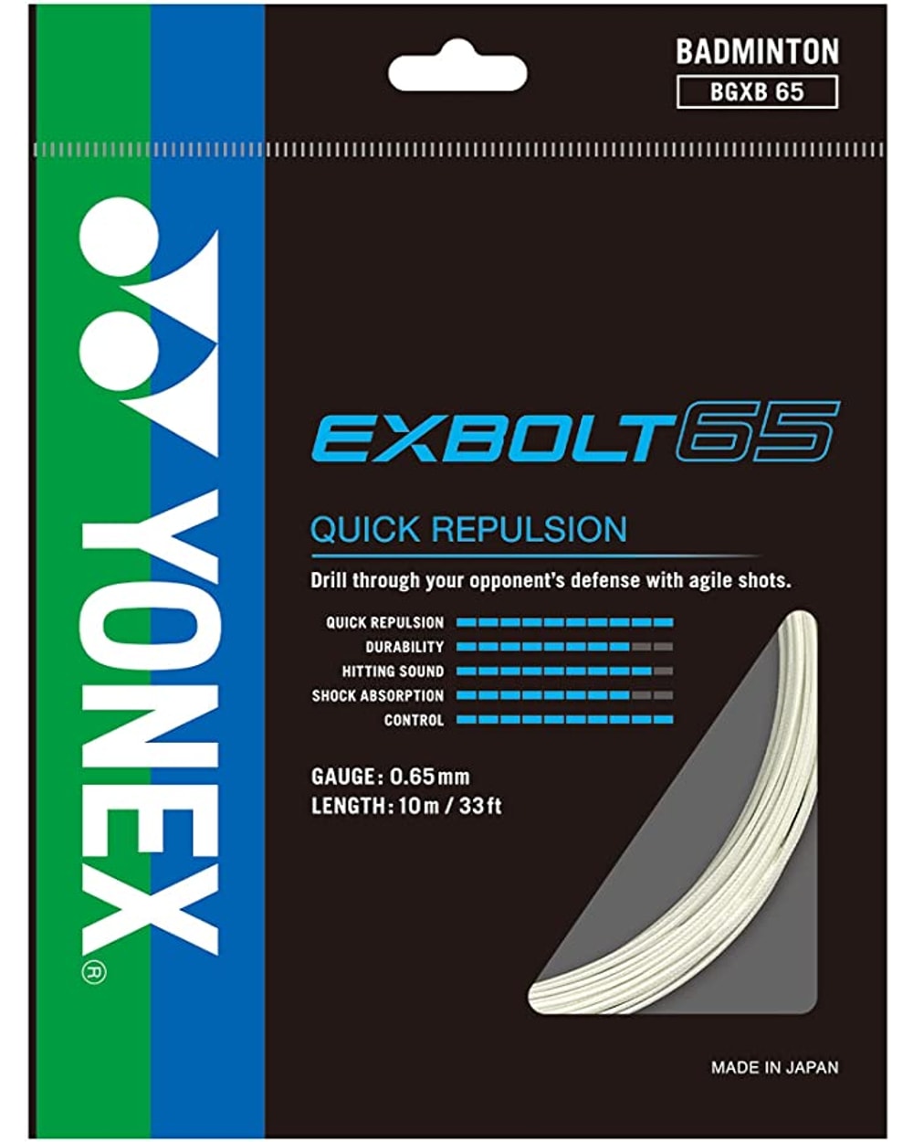 Yonex Exbolt 65 10m Badminton String