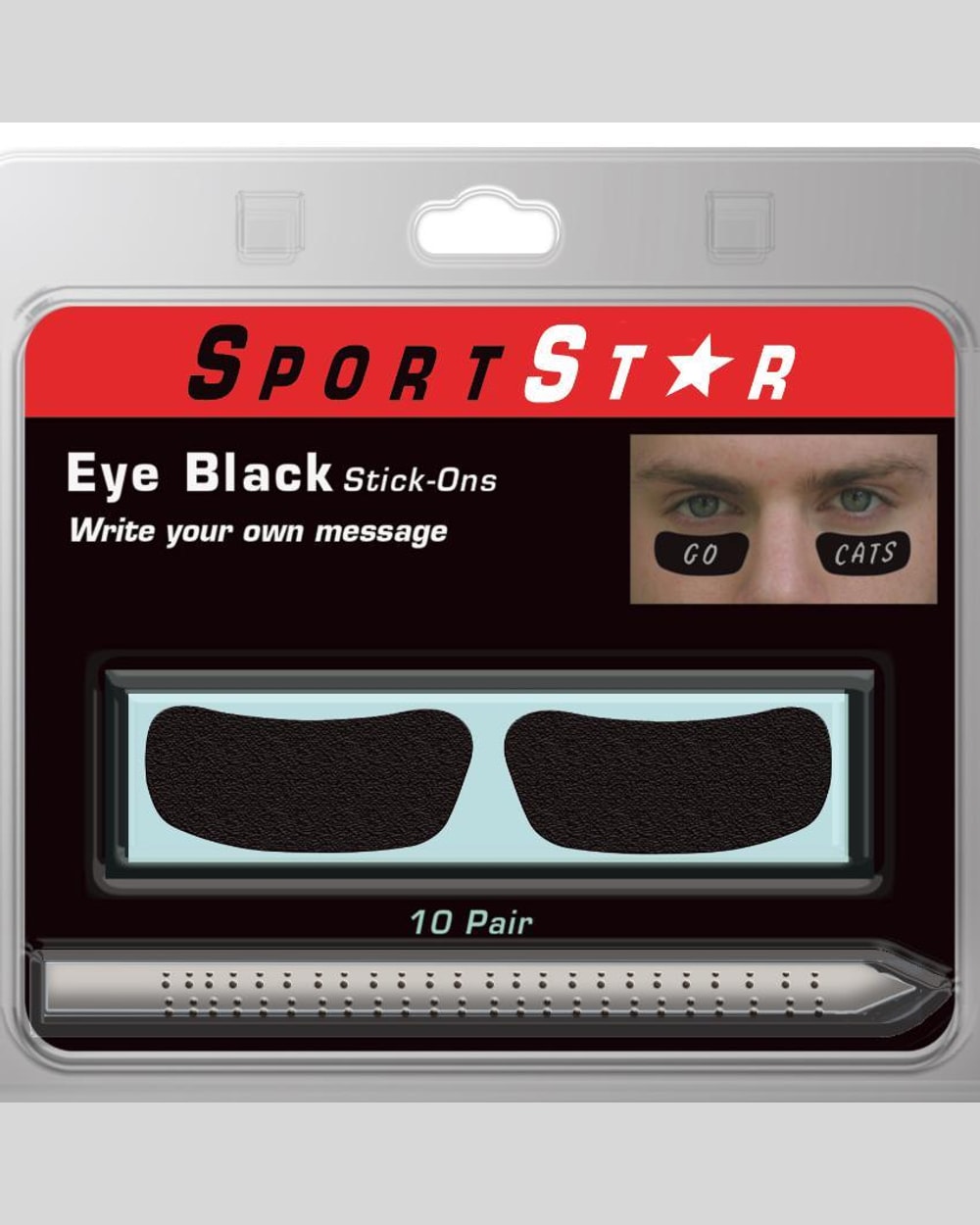 Sidelines Sports Eye Black Stick-Ons