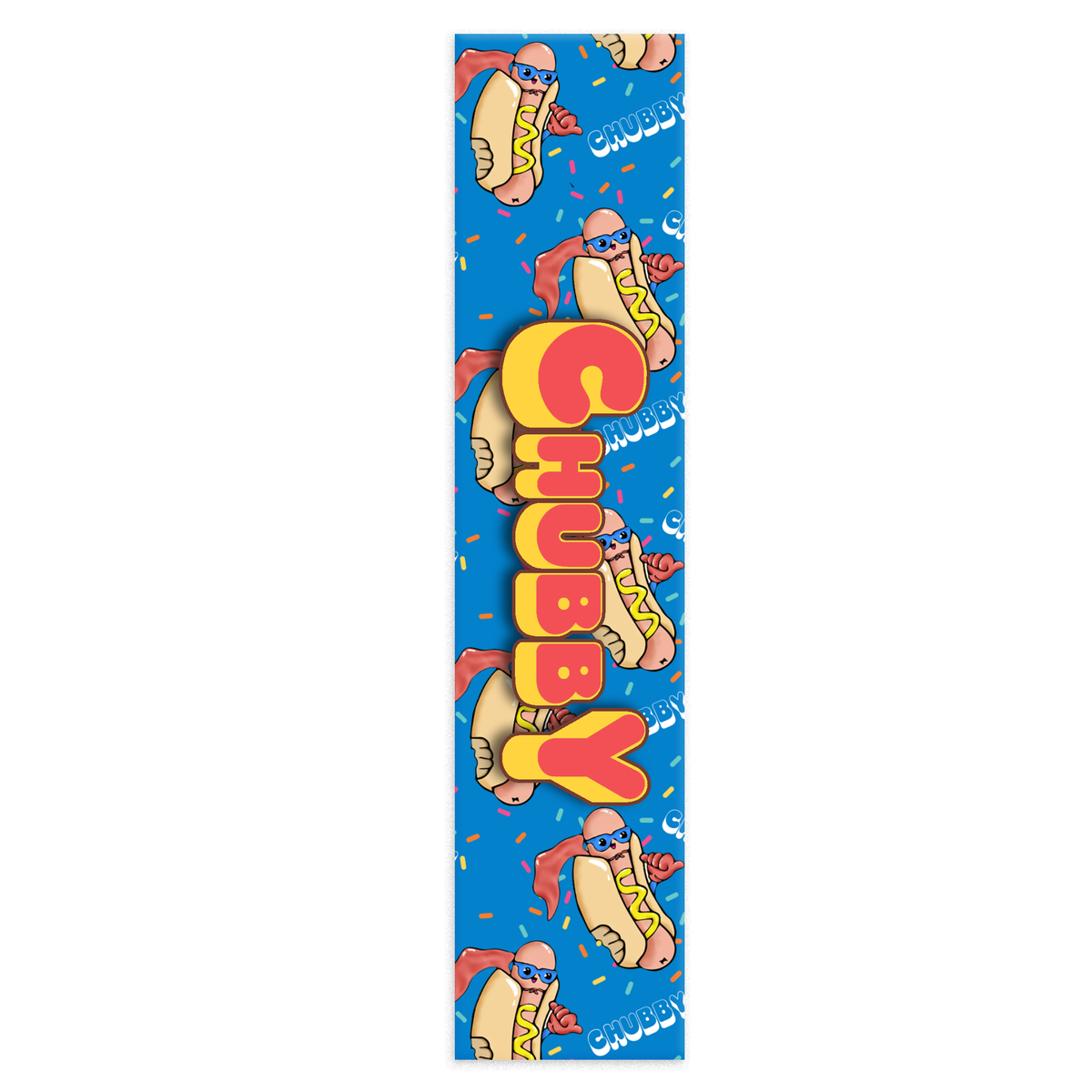 Chubby Hot Damm Grip Tape - blue, front