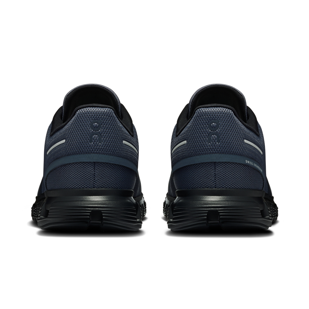 On Cloud Men's Cloud 6 Walking Shoes - NAVY/BLACK, heel view