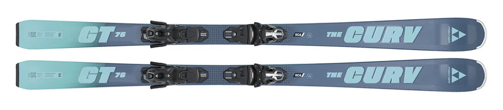 Fischer The Curv GT 76 Skis + RSW 10 GripWalk Bindings